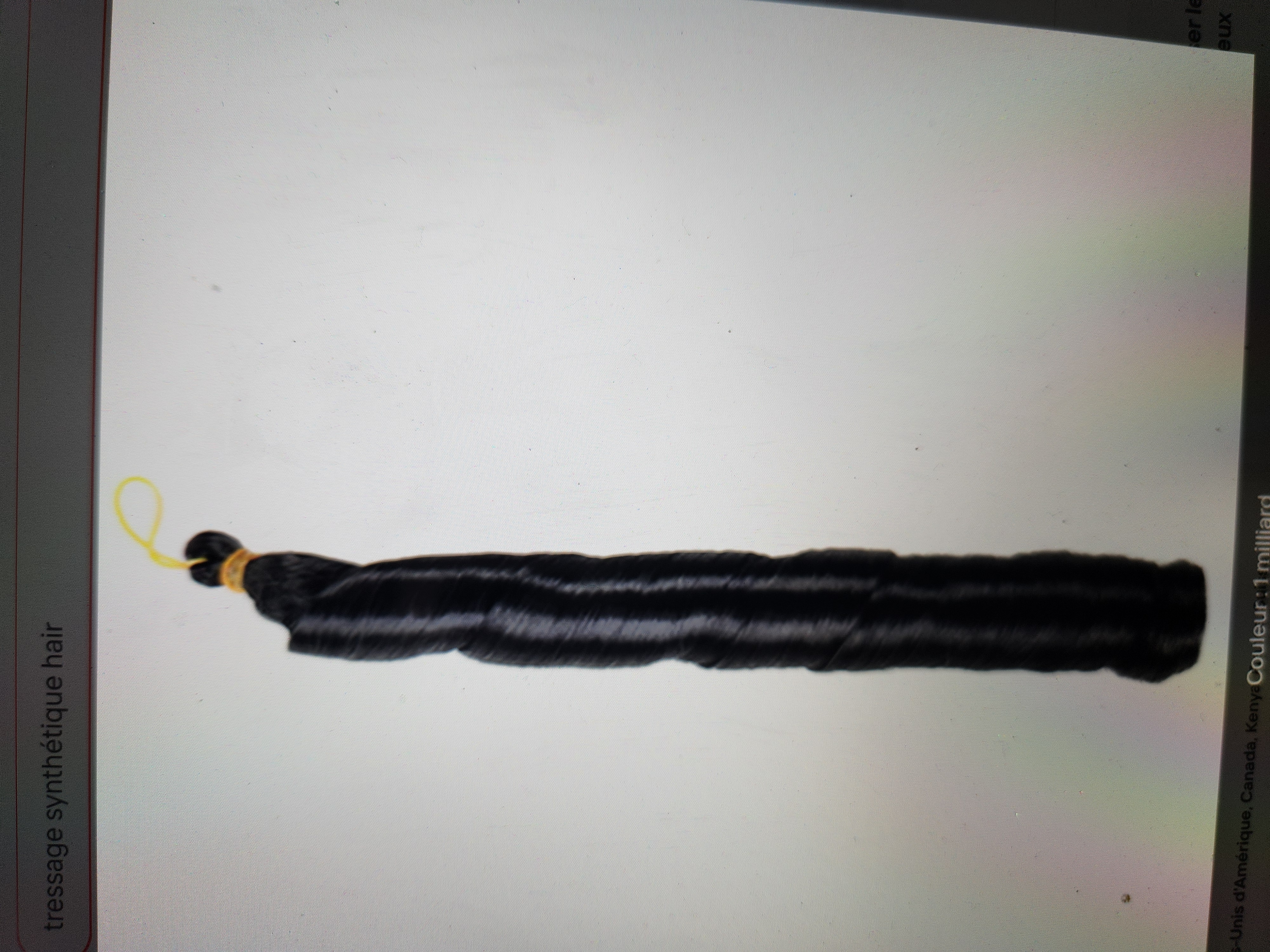 Paquet French Curls Noir 1B